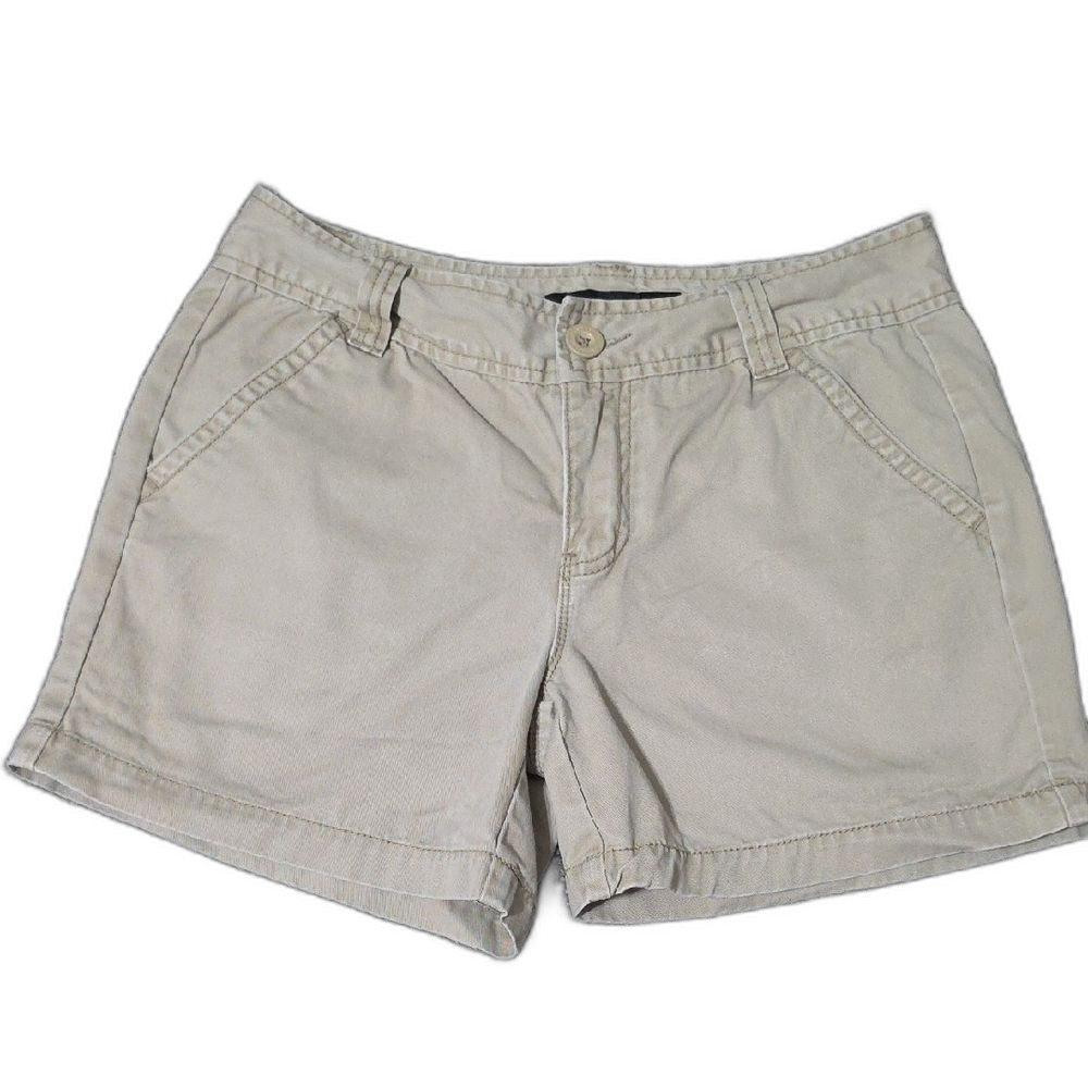 Calvin Klein Jeans Beige/Tan Women's Bermuda Shorts